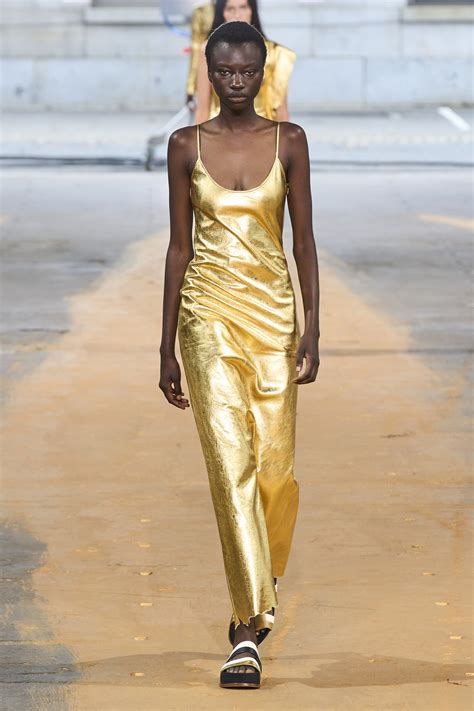 metallic fabrics fashion show|metallic fashion trends.